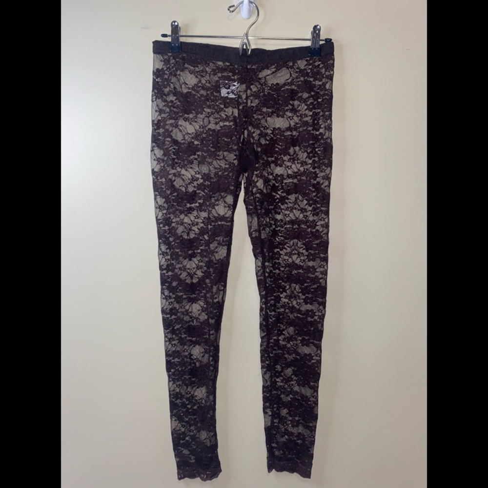 Brown Lace Legging